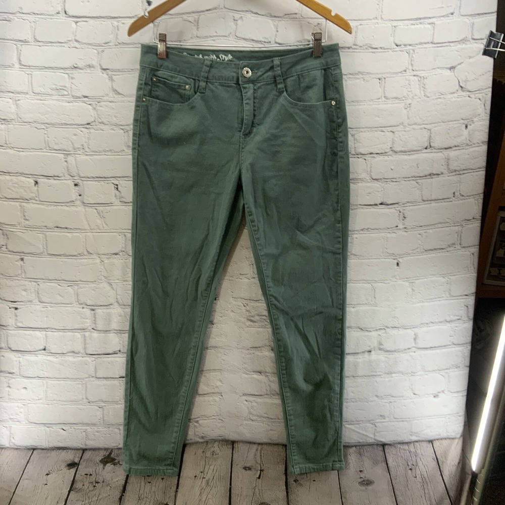 Signature Studio Slacks Womens Sz 12 Green The Ultimate Stretch With Style